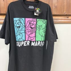 SUPER MARIO brand new, authentic tee 2XL