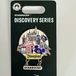 Disneyland 2024 Starbucks Discovery Series Castle Pin
