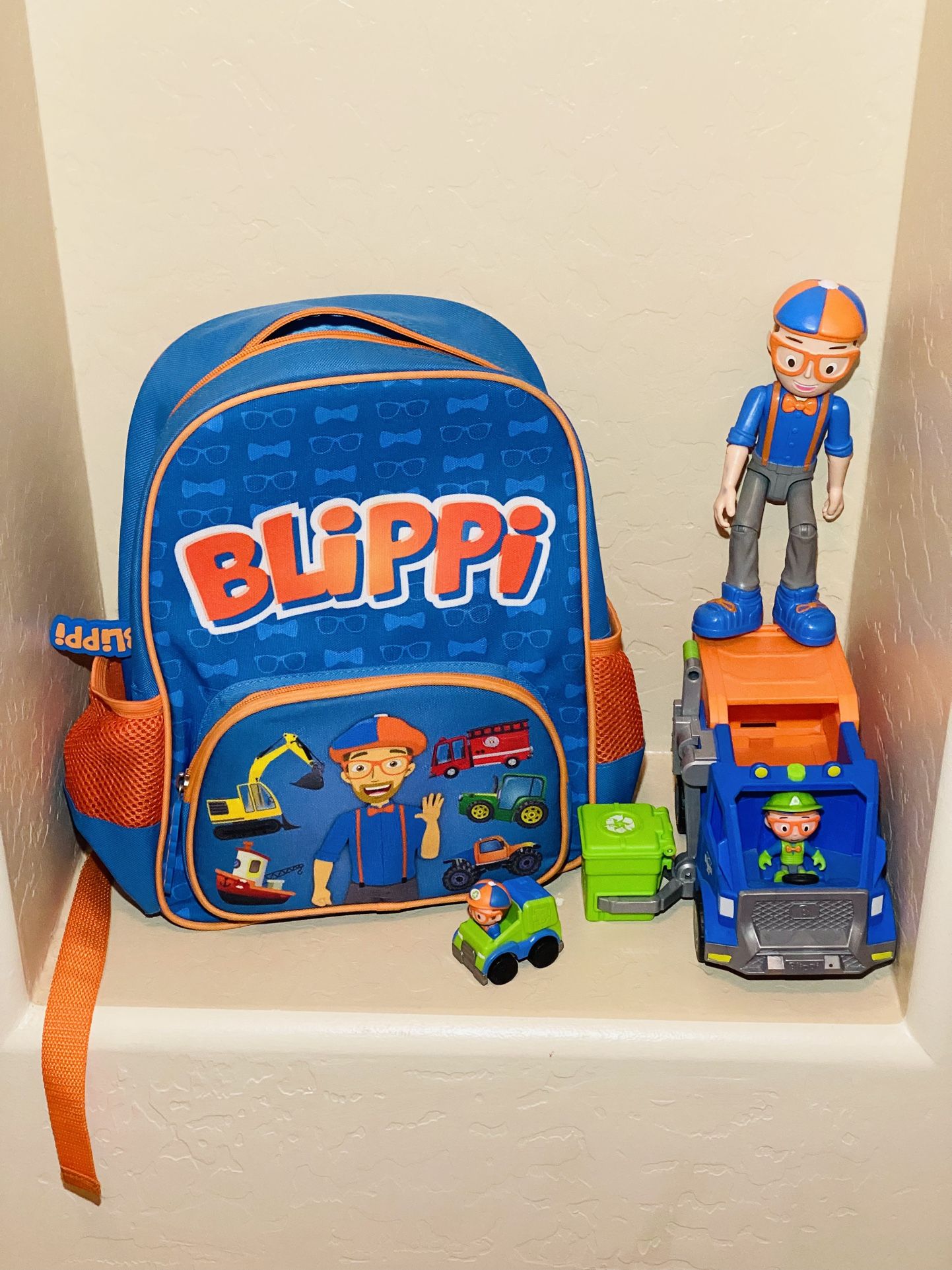 Blippi Kids Backpack & Toys Bundle