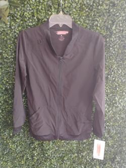 Black Full-Zip Lightweight Jacket