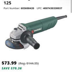 Metabo Corded Angle Grinder W850-125