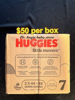 Huggies Little Movers Size 7 Diapers – 88 Count