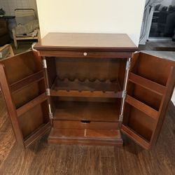 Bar Cabinet With Wine Rack