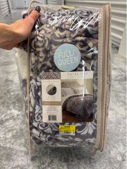 Queen Reversible Sherpa Blanket