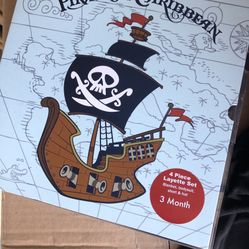 Disney Pirates Of The Caribbean Blanket Hat Onesie