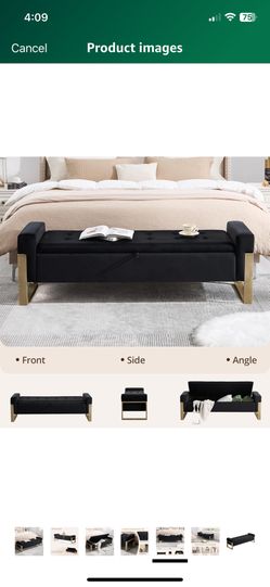 End Of Bed Storage Bench