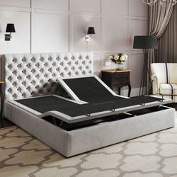 BT3000 Split King Adjustable Bed & Mattresses 
