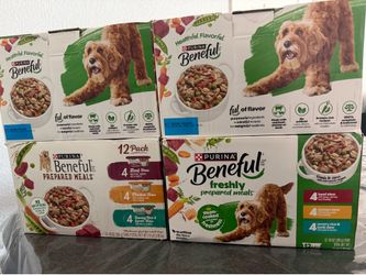 Dog Beneful prepared meals 4 boxes of 12 pack 10 oz. (48 pcs total)