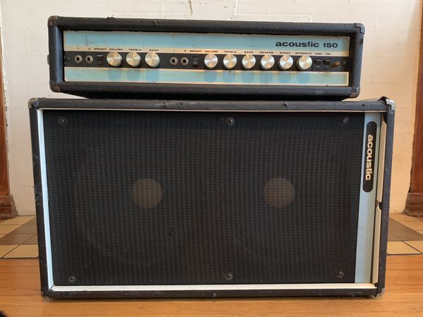 Acoustic 150 Guitar Bass Amp Head And 2x12 Cab For Sale In Long