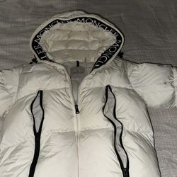 White Moncler Coat