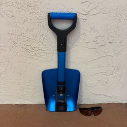 One Compact Portable Adjustable Extendible Travel Hiking Avalanche Shovel