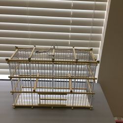 * Jaula Para Pajaros * Nueva Sin Usar * Ideal Para Tomeguines Y Finches * Hecha A Mano * Alta Calidad * Nueva Sin Uso * 