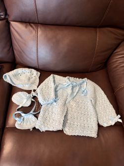 Baby boy outfit and blanket NEW