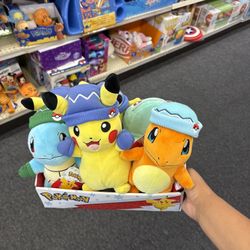 Holiday Pokemon Plushies 