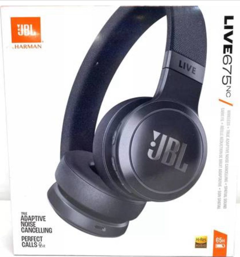 JBL Live 675NC Wireless Headphones - NEW
