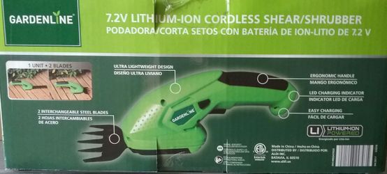 Cordless shear/shrubber....