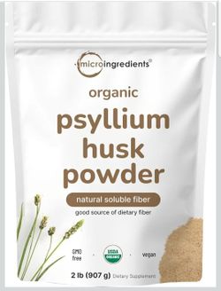 ORGANIC PSYLLIUM HUSK POWDER 2LBS ✅