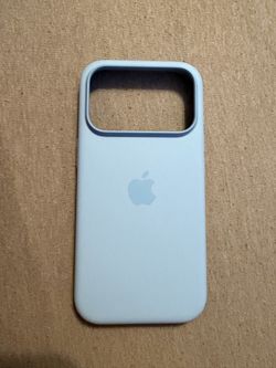 iPhone 18 pro silicone case crisp blue