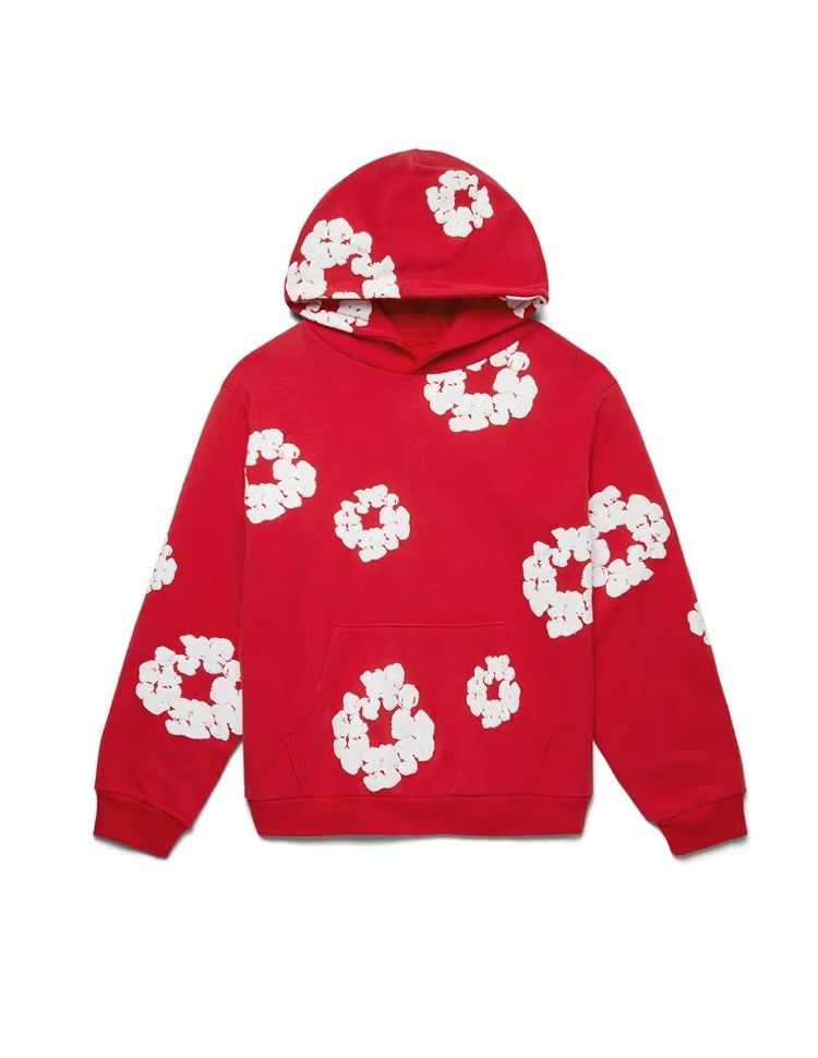 Denim Tears Cotton Wreath Sweatshirt Red