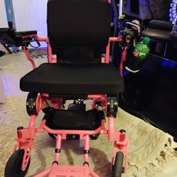 🩷 Pink Electric Wheelchair – Electra HD