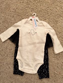 Carter's Baby Ghost Onesie and Pants Set