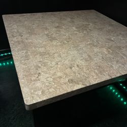 Heavy 4x4 Marble Top Dining Table – Full Set! (3 Chairs + Bench)