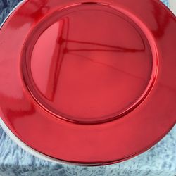 Red Charger Plate 