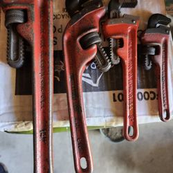 Wrenches,  10" 8" 6"  14"