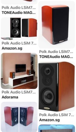 Polk Audio LSiM703 Cherry  Bookshelf Speaker