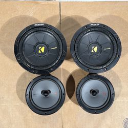 Kicker Speakers, Subs, and Amp 
