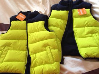 Gymboree puff vests
