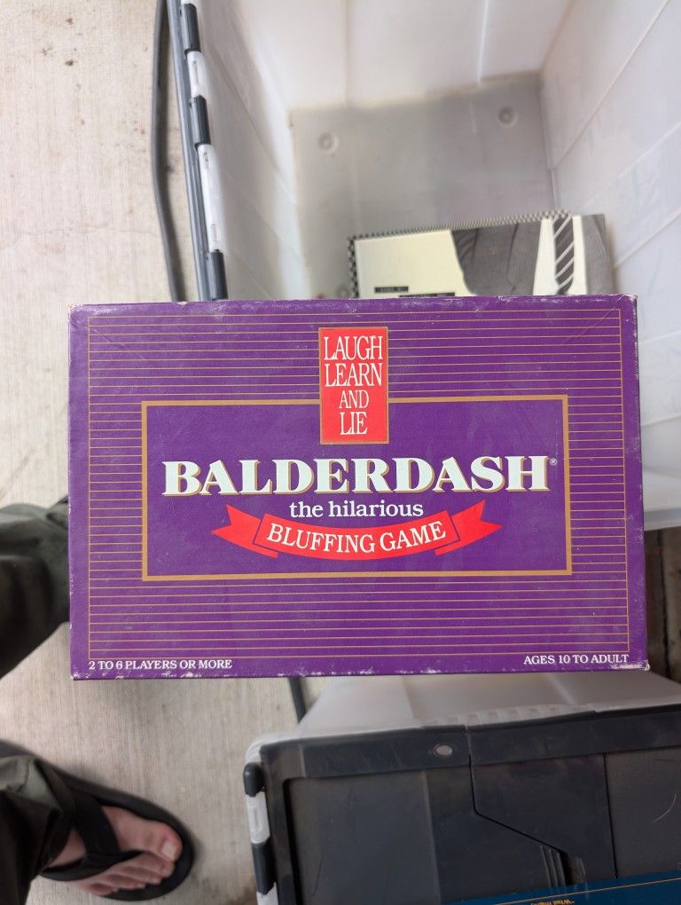 Balderdash board Game 