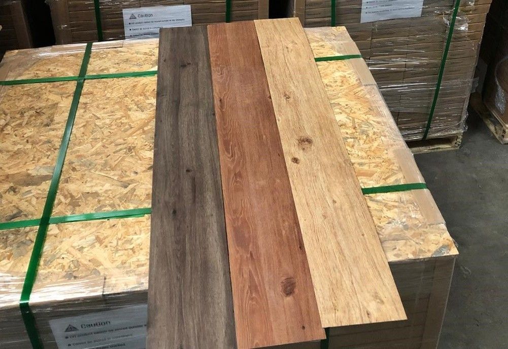 Flooring Liquidation  $.67/ for Vinyl Plank Flooring  Off Entire Pallets