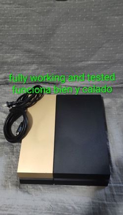PS4 console - Sony PlayStation 4 console fully working and tested with cables no games