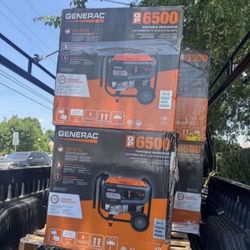 Generac 6500-Watt Gasoline Powered Portable Generator Price in The Description 👇