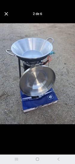 4pc set cazo disco base quemador acero inoxidable