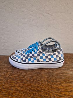 Vans Authentic 'Indigo Checkerboard' Fashion Sneakers Men's Size US 7
