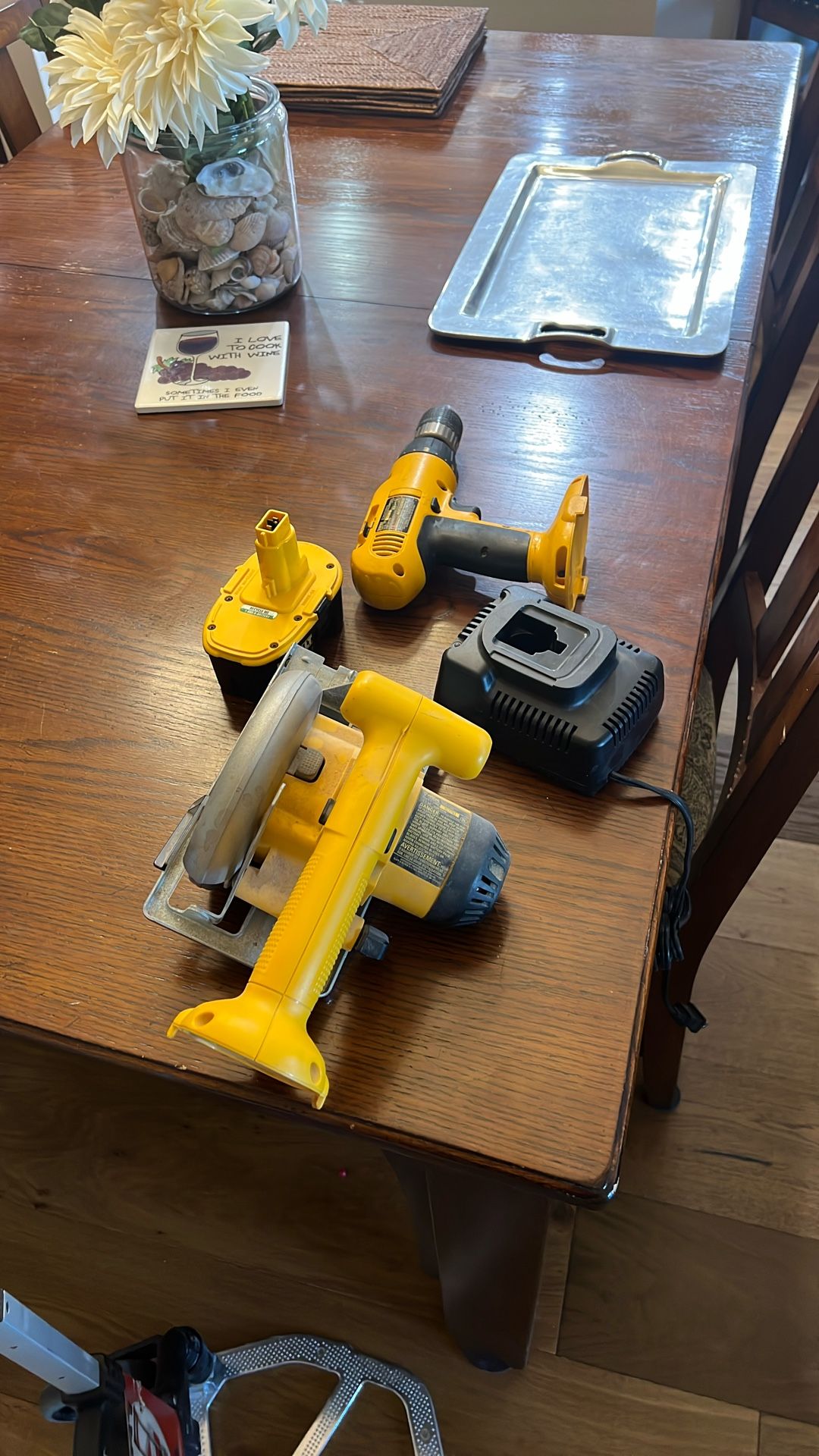 DeWalt tools, battery and Charger.