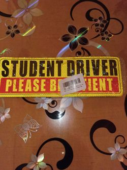 Student Driver Car Magnet Sign