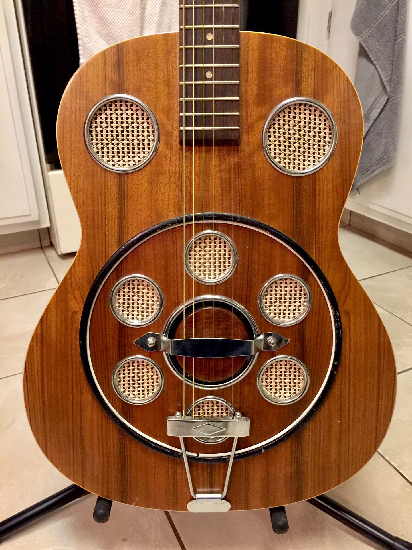 Rare Vintage Conrad 1970’s Acoustic Resonator Guitar