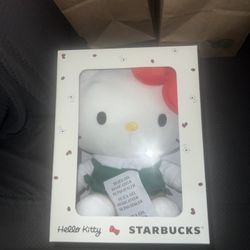 Starbucks Hello Kitty Plushy