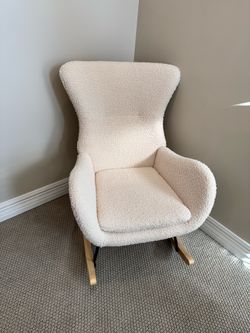 White Rocking Chair