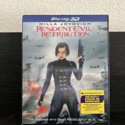 Resident Evil: Retribution 2D/3D + Digital Brand New/Factory Sealed Lenticular Slipcover Included