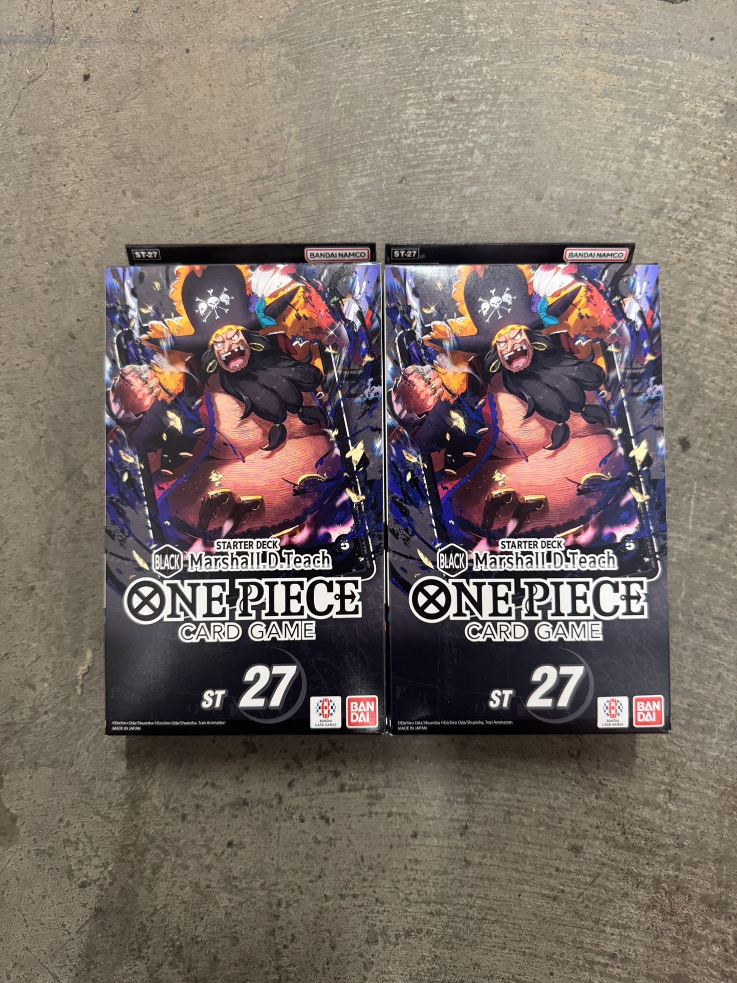 One Piece Tcg Starter Deck 27: BLACK Marshall.D.Teach