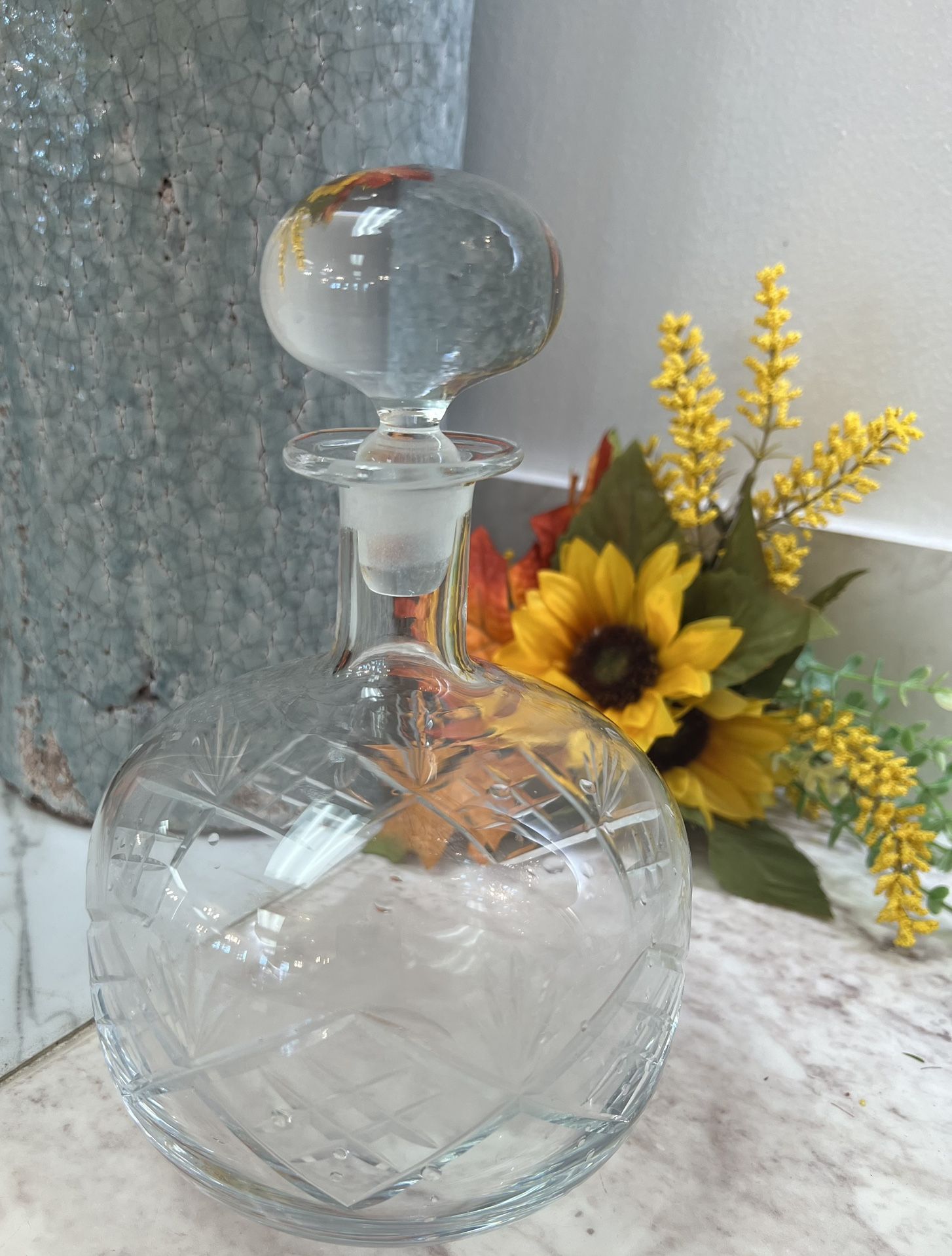 Vintage Bohemia Crystal Decanter – Hand Cut