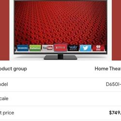 VIZIO 65 Inch TV Build In Speakers 