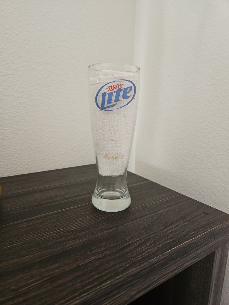 Miller Lite Beer Glass