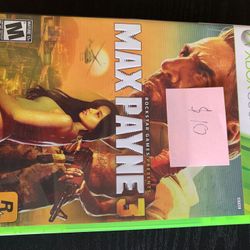 Max Payne 3 Video game: Xbox 360