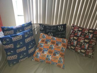 Sports team pillows