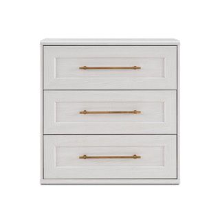 mopio Blake 3 Drawer Dresser for Bedroom, Small Dresser & Chest of Drawers, Wood Dresser Organizer, Modern Farmhouse, Tall Night Stand, Enhanced Safet